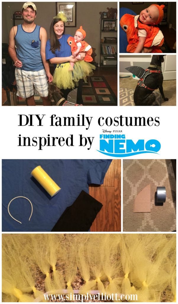 First Halloween + DIY Costumes Inspired by Finding Nemo - Simply Elliott