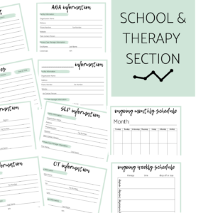 Digital Download | School & Therapy